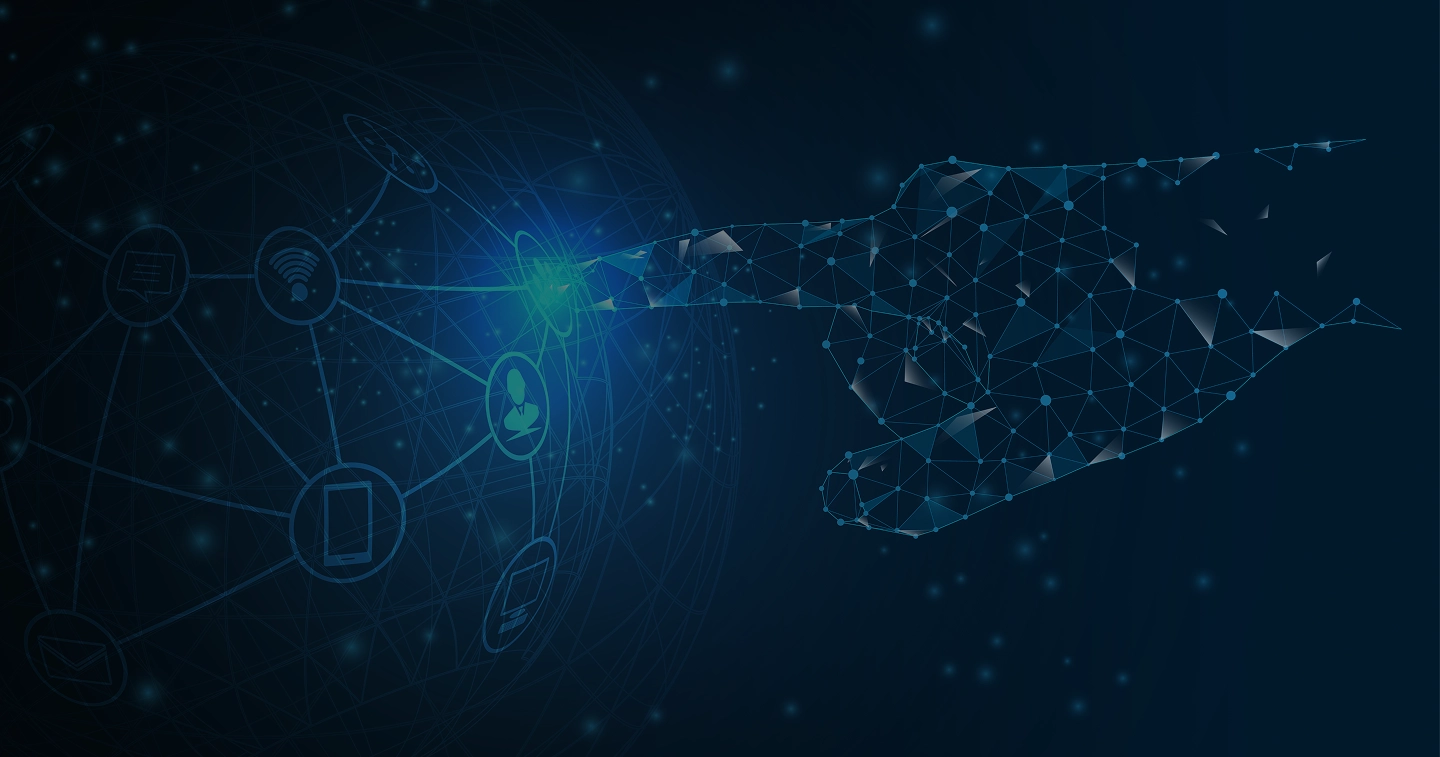 Hintergrundgrafik von Geldix AI Kontaktseite